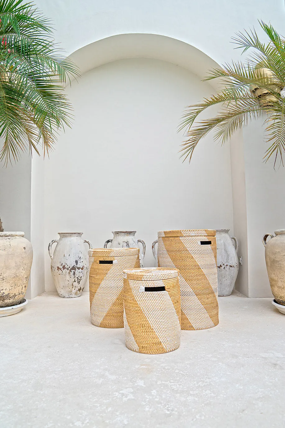 Rattan Laundry Hamper with lid