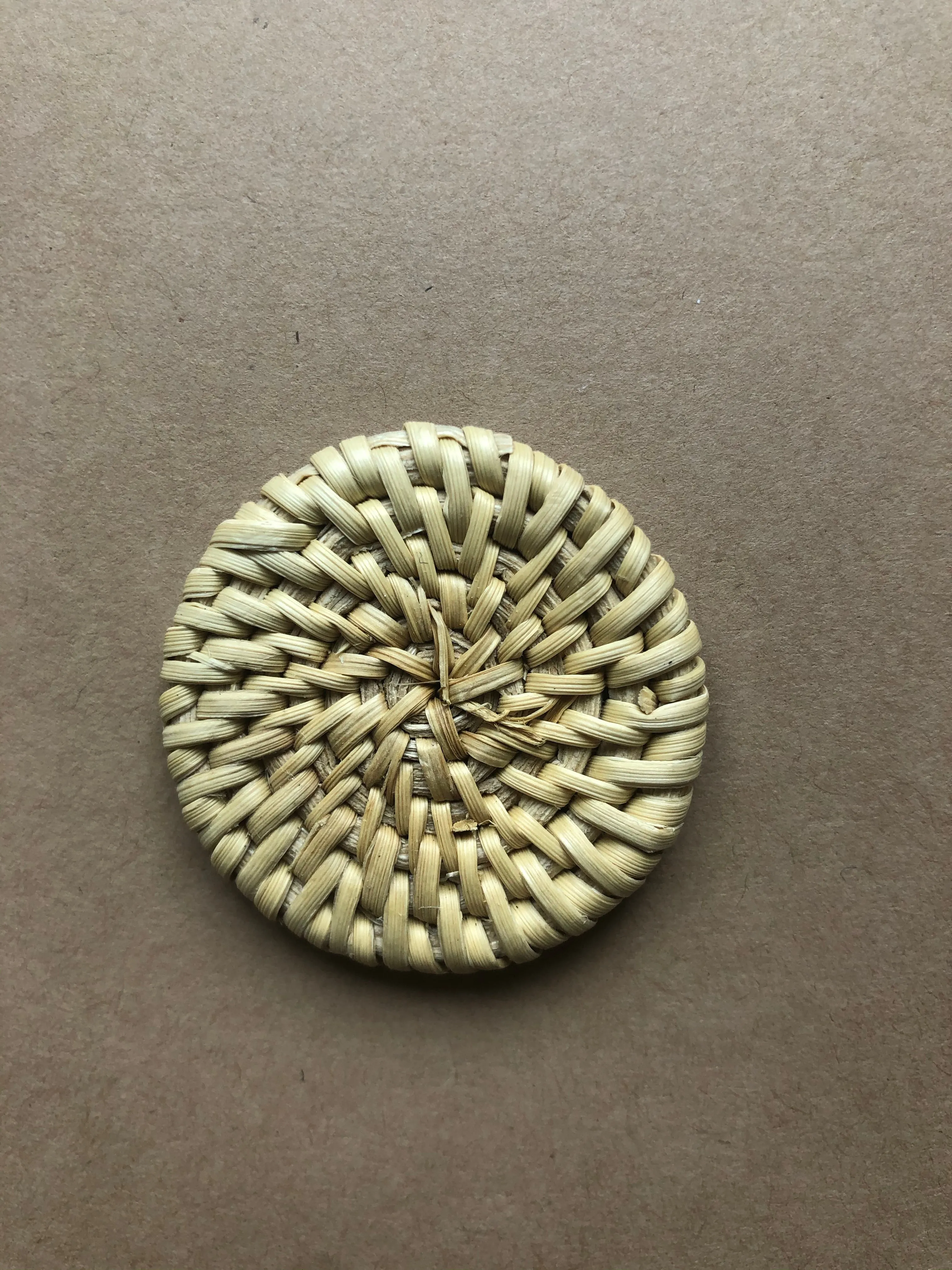 Rattan Phone Pop socket- phone grip