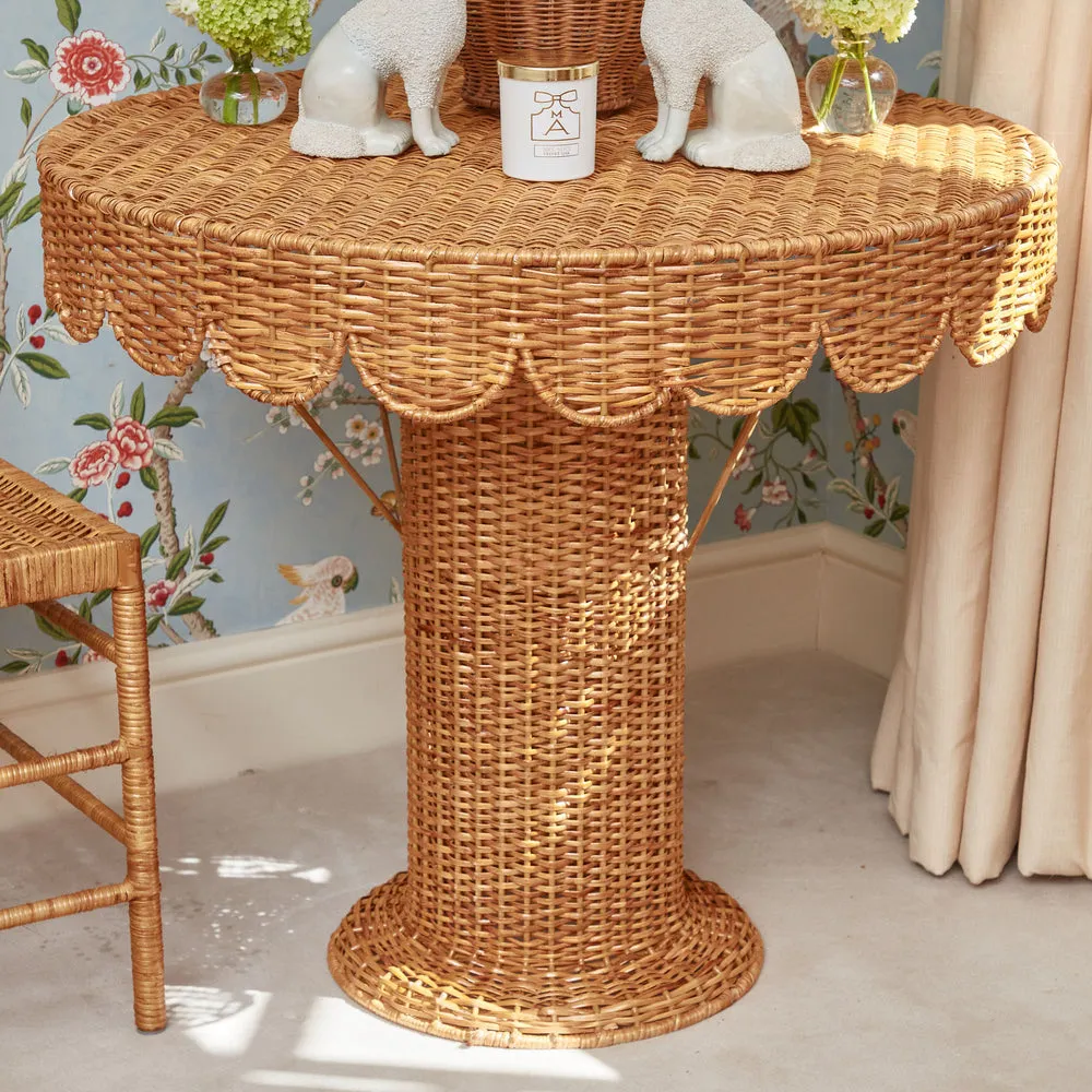 Rattan Round Table