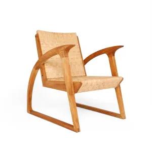 Rattan Sedan Teak Relax Chair