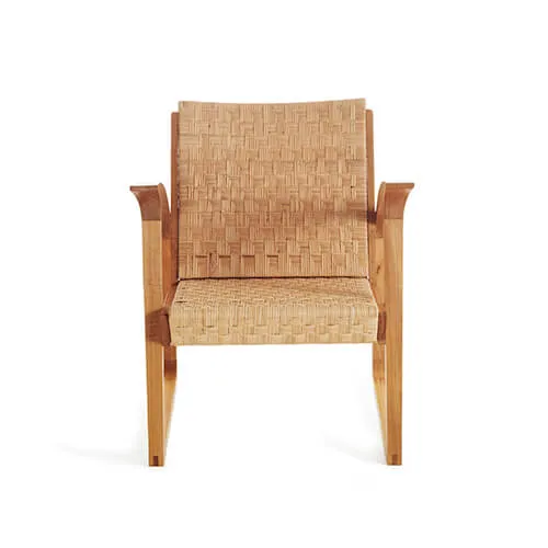 Rattan Sedan Teak Relax Chair