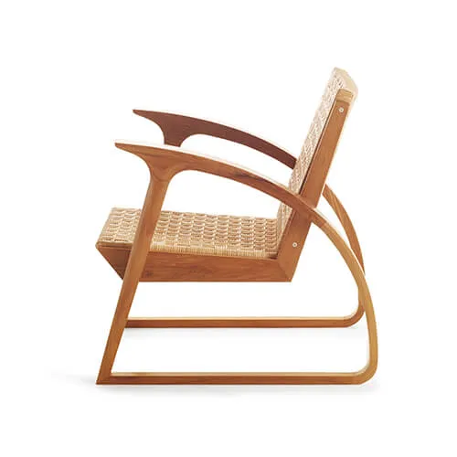 Rattan Sedan Teak Relax Chair