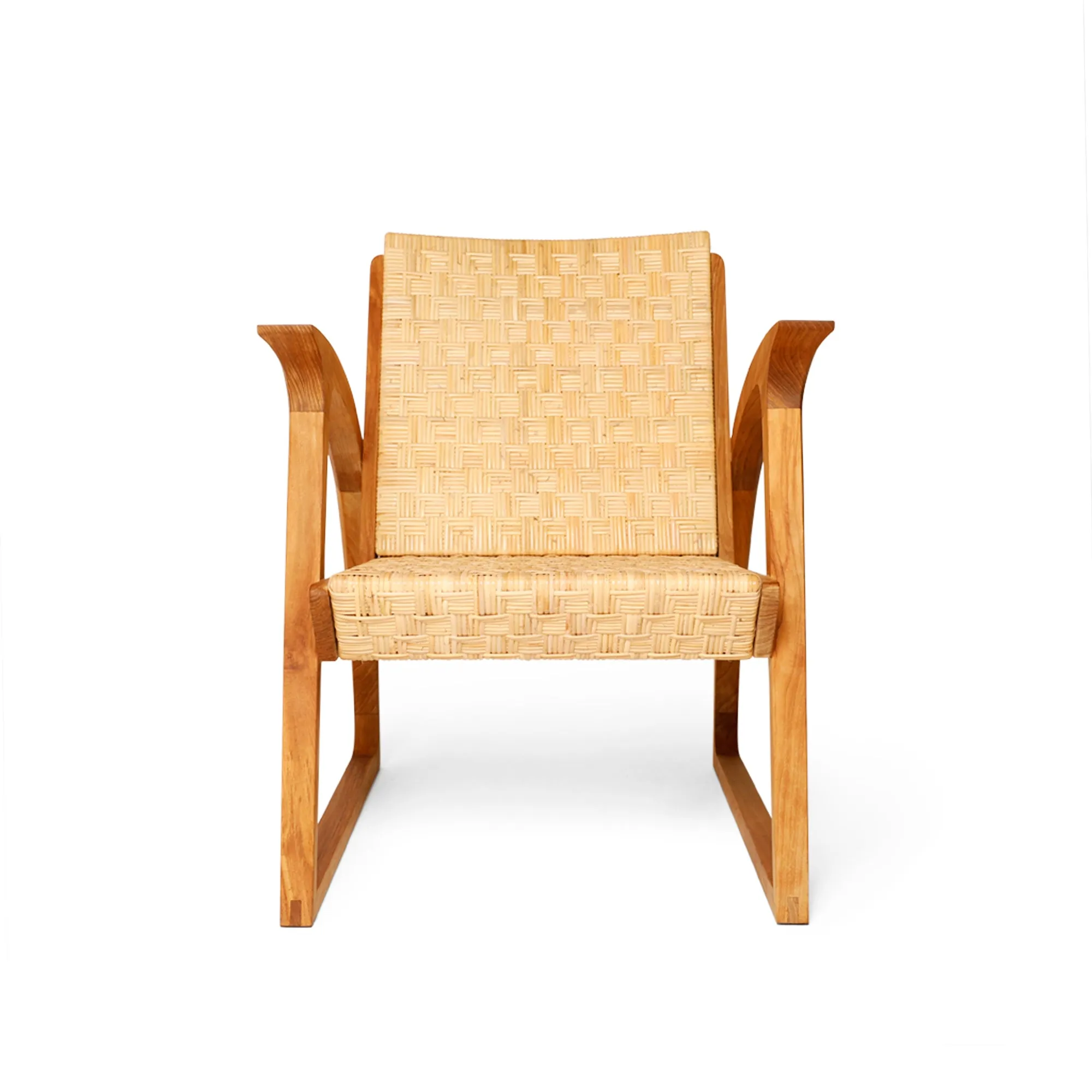 Rattan Sedan Teak Relax Chair