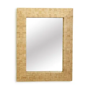 Rattan Woven Mirror