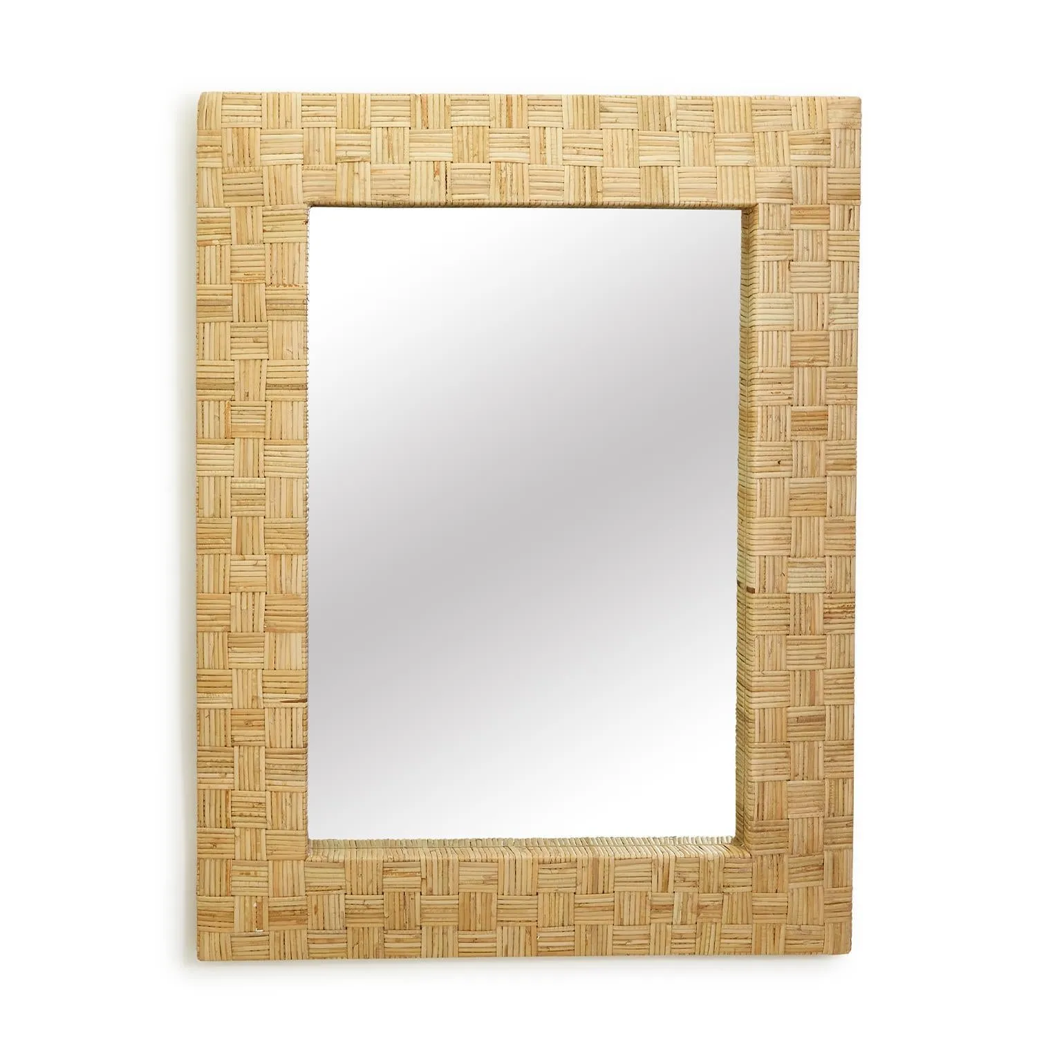 Rattan Woven Mirror