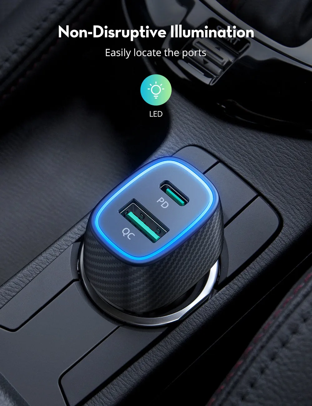 RAVPower - 48W 2-port Car Charger