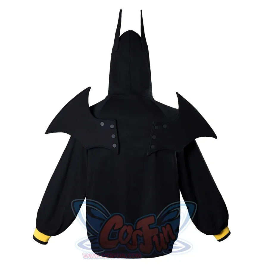 【READY TO SHIP】COSFUN Original Bat Dark Knight Full Zip Hoodie Sweatshirt IF0007