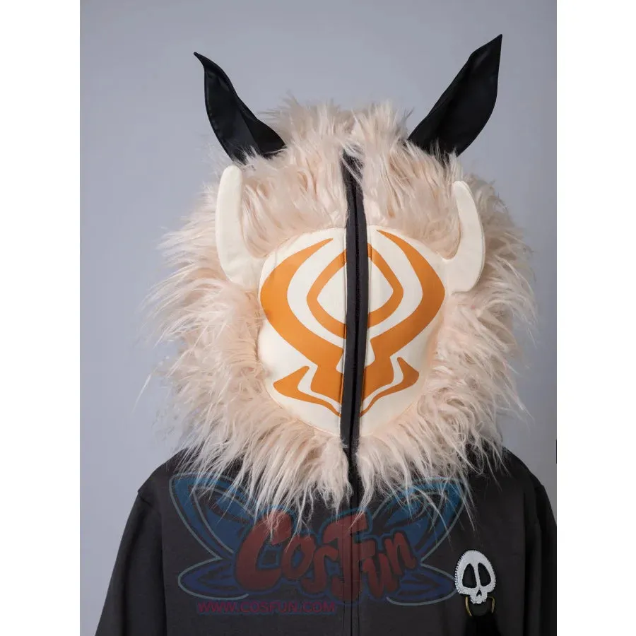 【READY TO SHIP】COSFUN Original Genshin Impact Hilichurl Derivative Full Zip Hoodie Sweatshirt IF0004