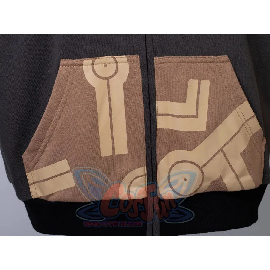 【READY TO SHIP】COSFUN Original Genshin Impact Hilichurl Derivative Full Zip Hoodie Sweatshirt IF0004
