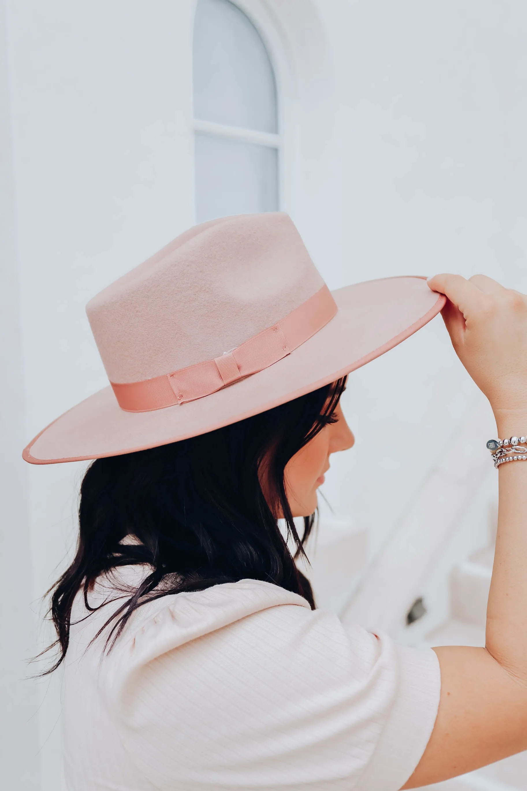 Reese Fedora Hat - Mauve