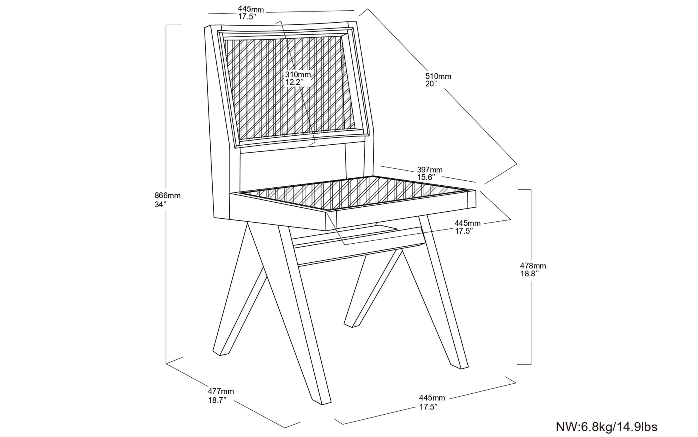 Regina Dining Chair (Set of 2)