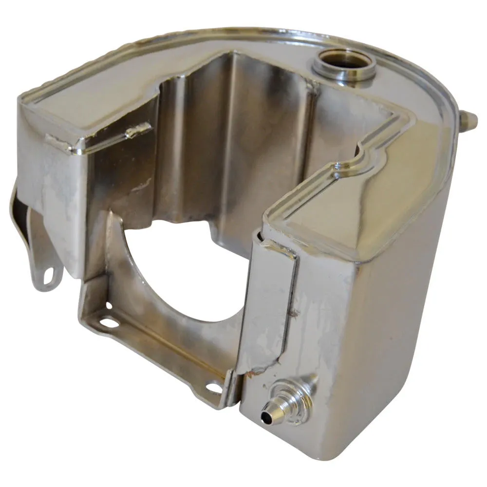 Replica Panhead Knucklehead TT Bobber Short Oil Tank - Chrome