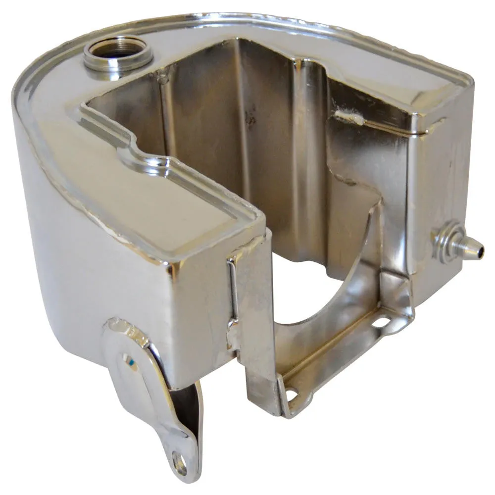 Replica Panhead Knucklehead TT Bobber Short Oil Tank - Chrome