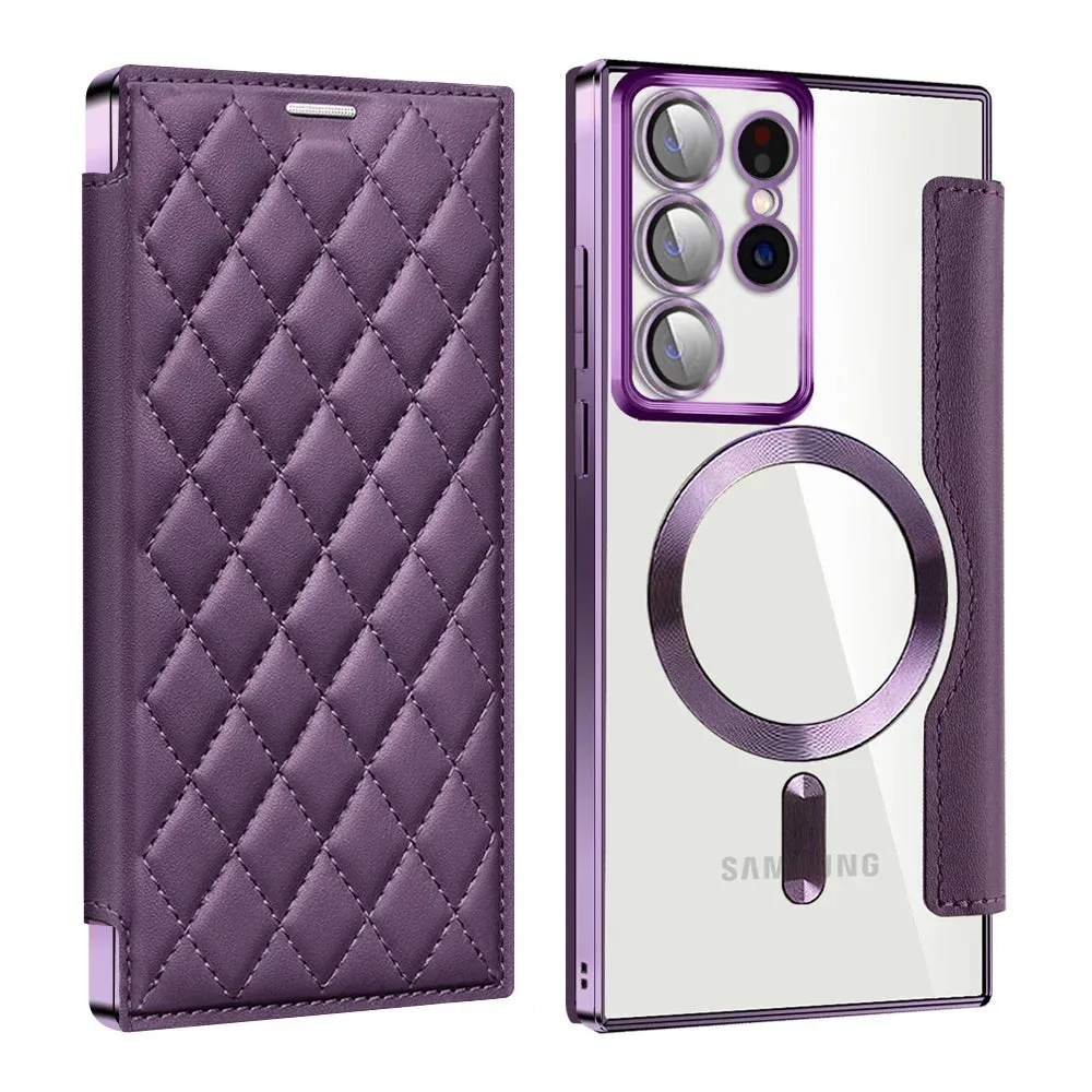 Rhombus Lattice Samsung Wallet Case
