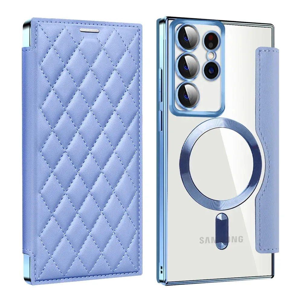 Rhombus Lattice Samsung Wallet Case