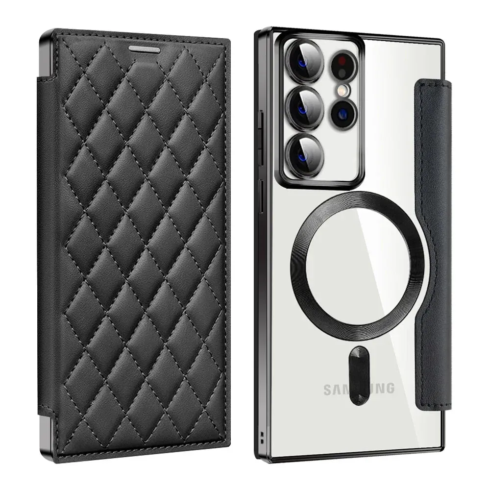 Rhombus Lattice Samsung Wallet Case