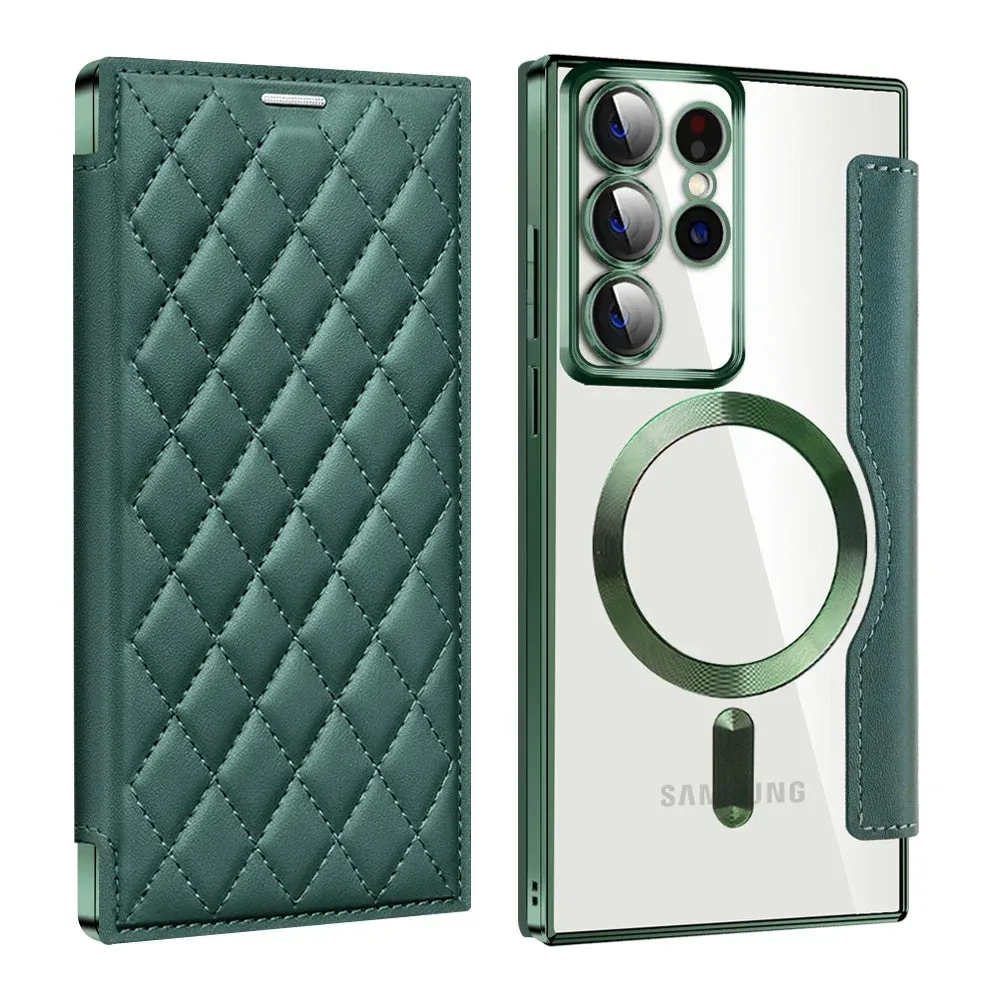 Rhombus Lattice Samsung Wallet Case