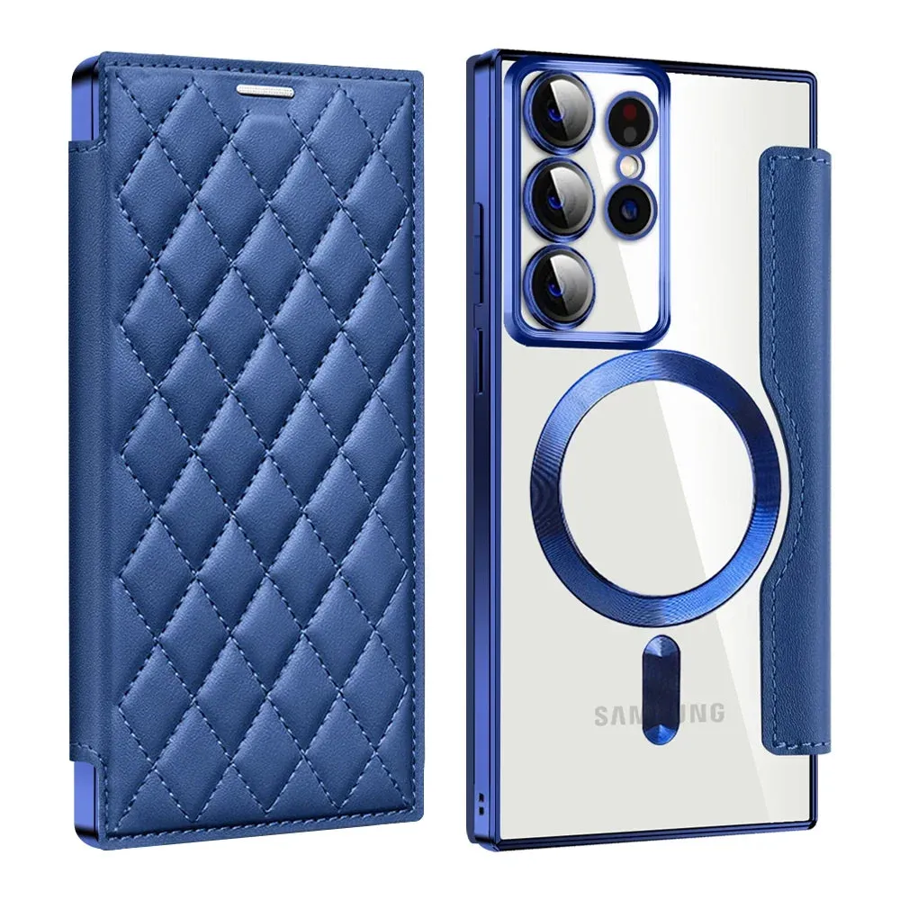 Rhombus Lattice Samsung Wallet Case