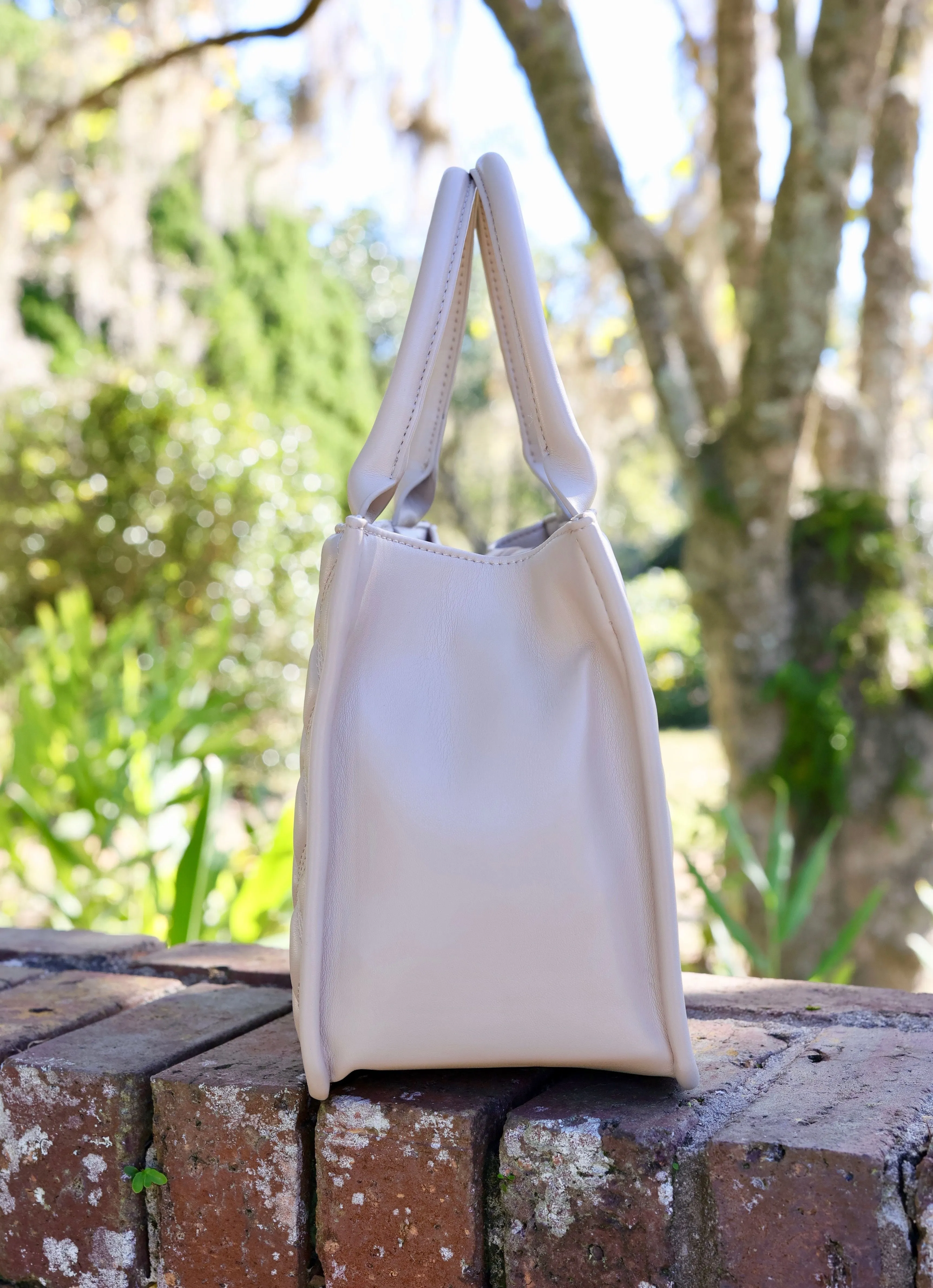Ricky Mini Tote Nude Quilted DQ