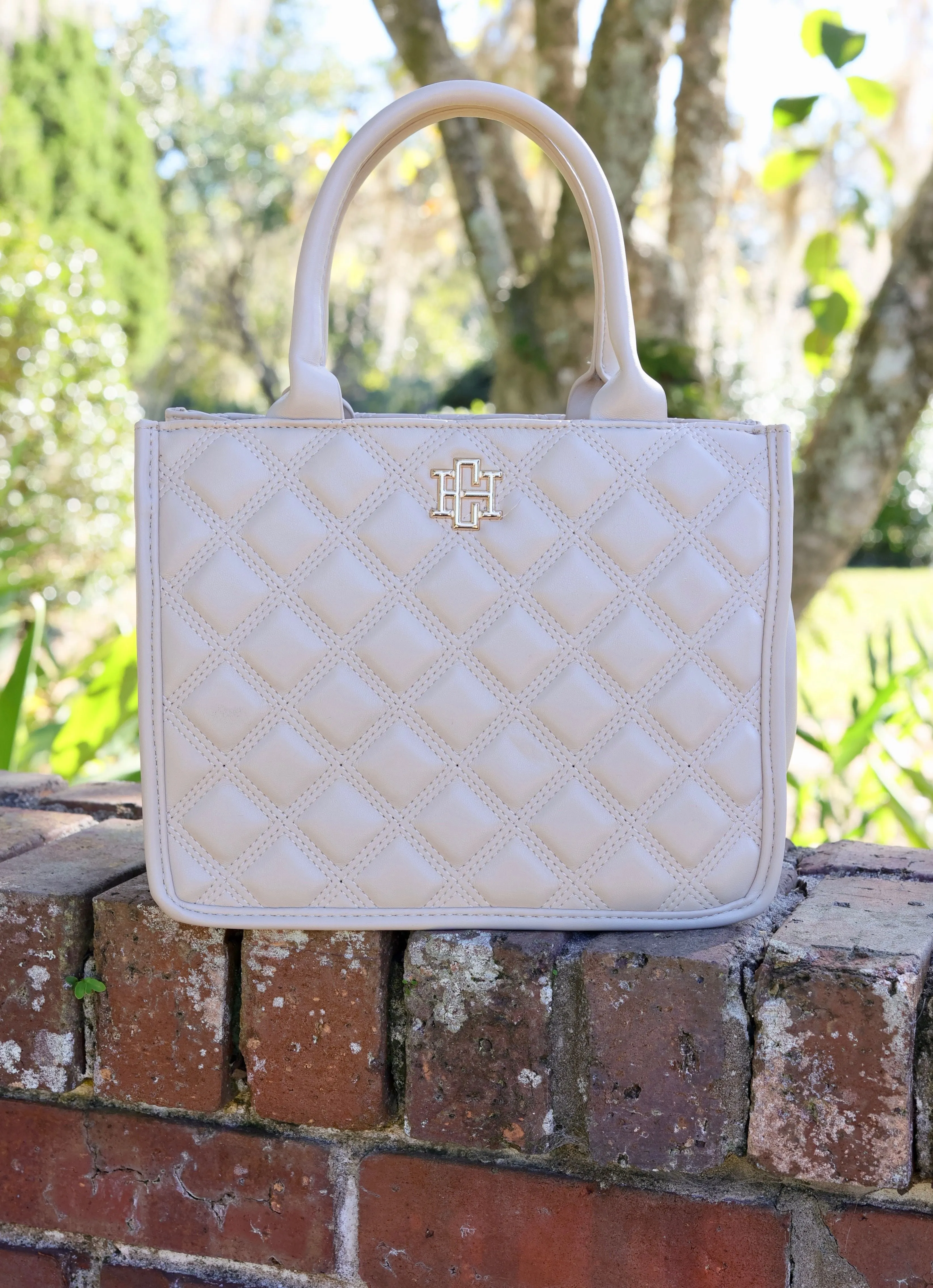 Ricky Mini Tote Nude Quilted DQ