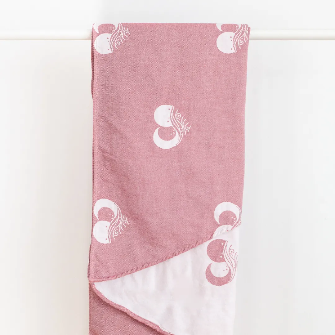 Ring sling | Coton | Sky rose