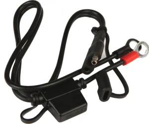 Ring Terminal Harness Accessory Cable, 2 Foot Cord Adapter with SAE Quick Disconnect
