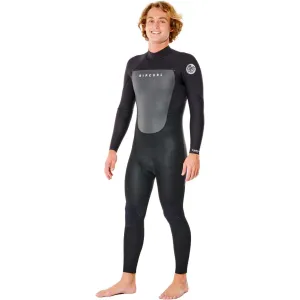 Rip Curl Omega 3/2mm Back Zip Mens Wetsuit Black