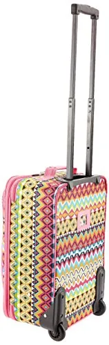 Rockland Fashion Softside Upright Luggage Set, Tribal, 2-Piece (14/20)
