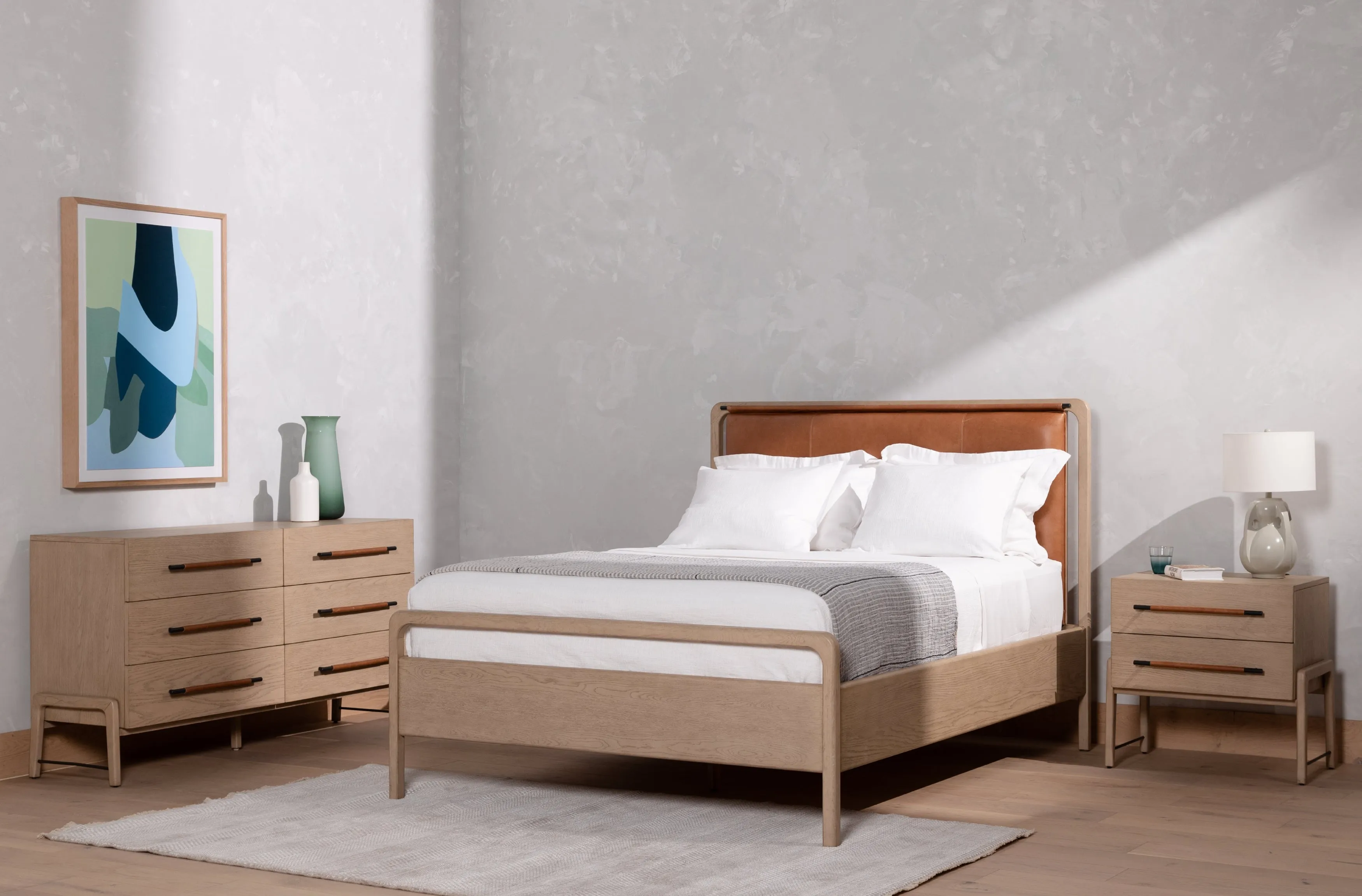 Rosedale Bed-Yucca Oak Veneer
