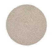 Round Rattan Weave Placemat Black