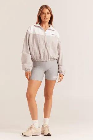 Routine Jacket - Light Grey / White