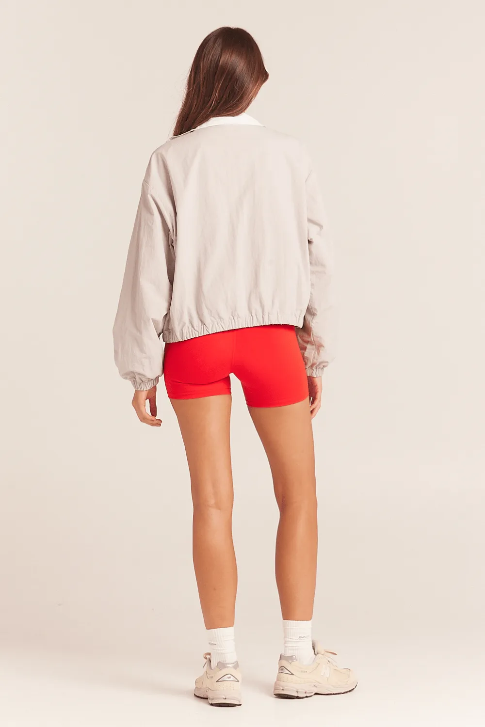 Routine Jacket - Light Grey / White