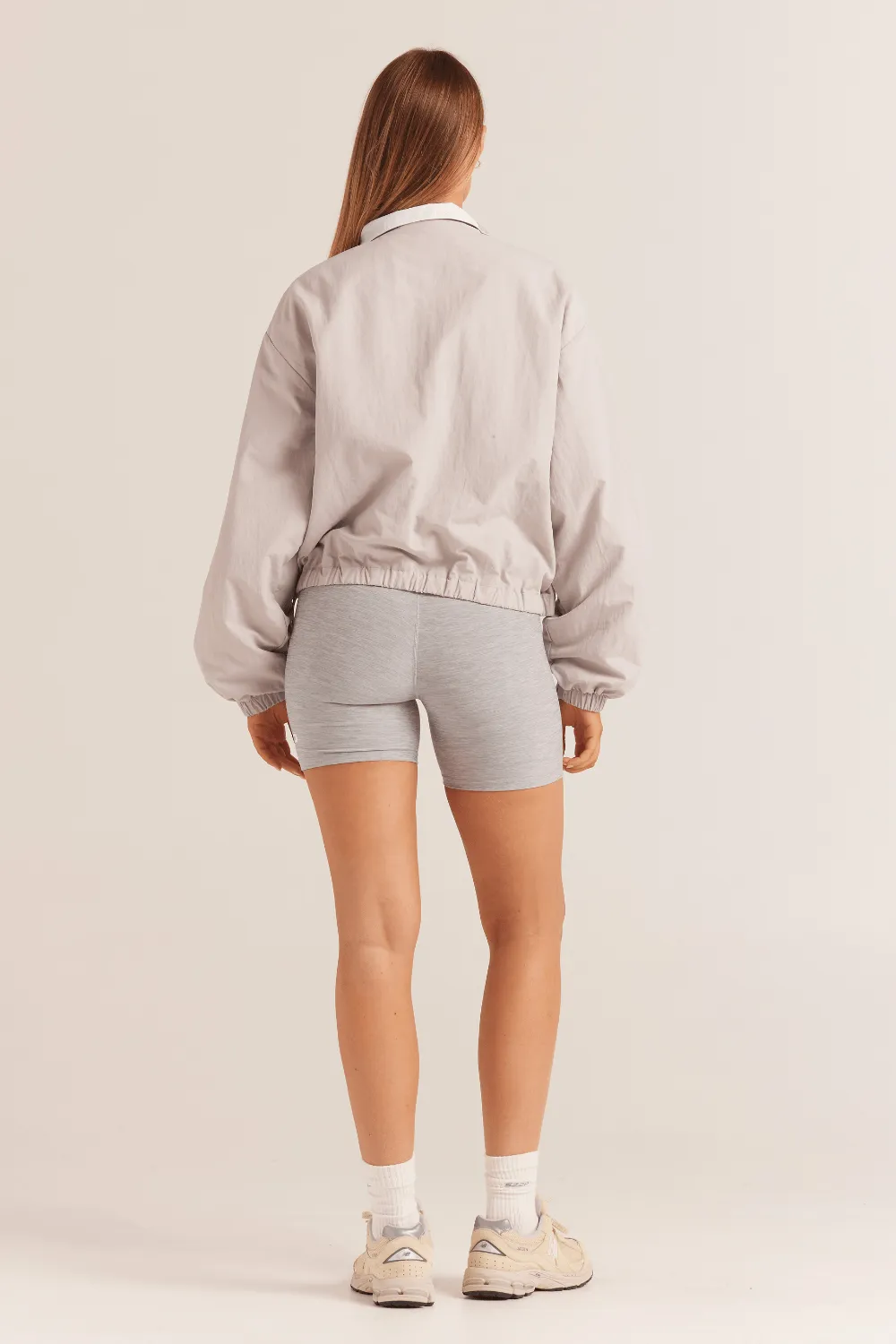 Routine Jacket - Light Grey / White