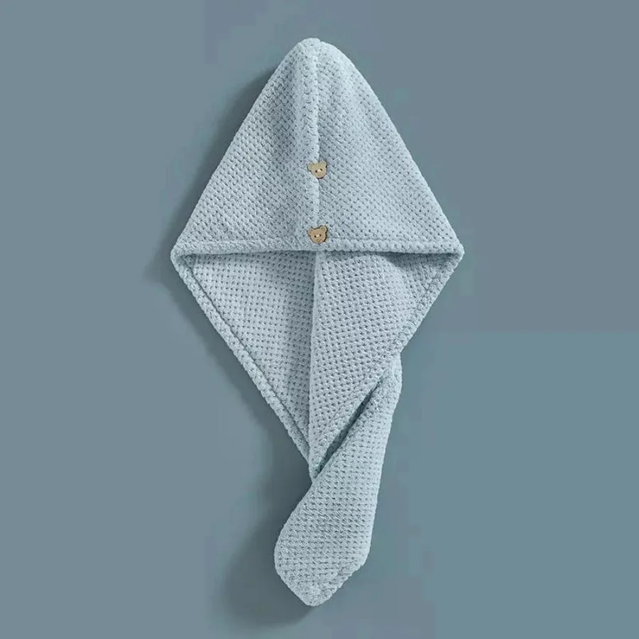 Roxie Collection Luxe Microfiber Pineapple Lattice Hair Towel Turban