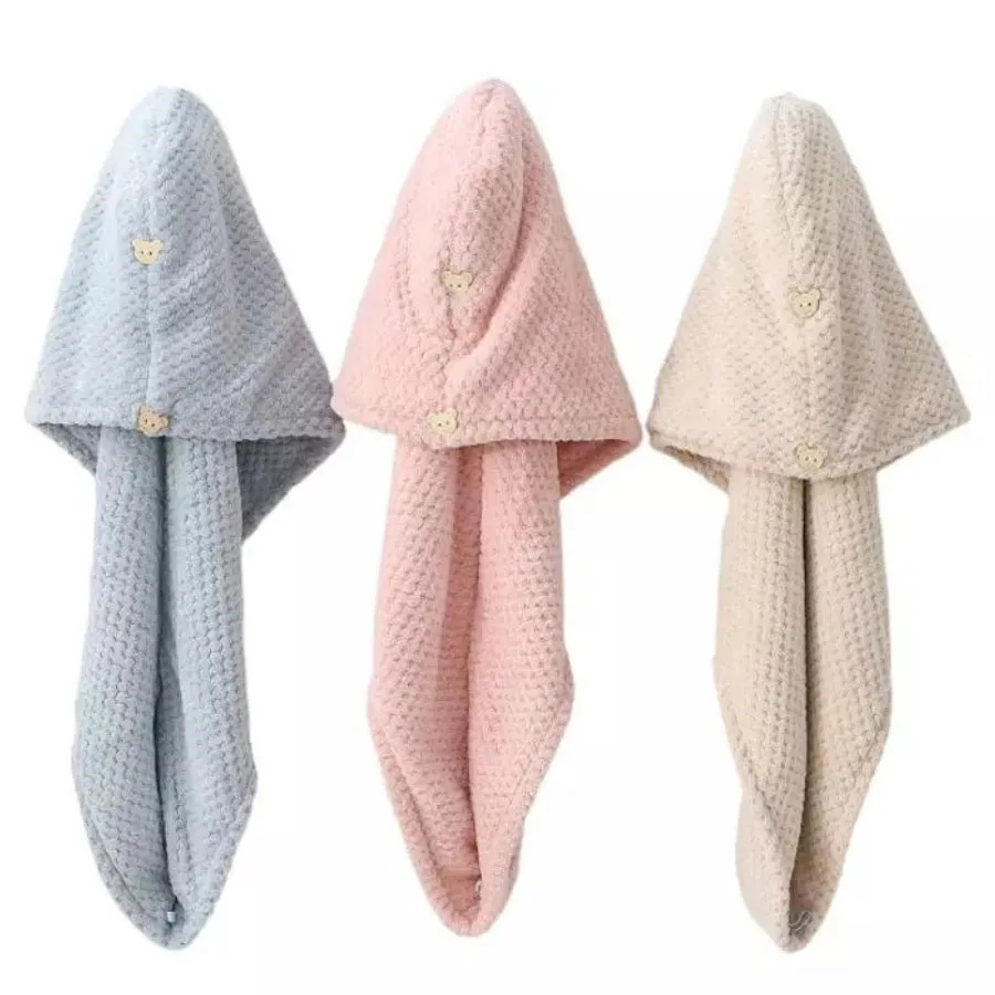 Roxie Collection Luxe Microfiber Pineapple Lattice Hair Towel Turban