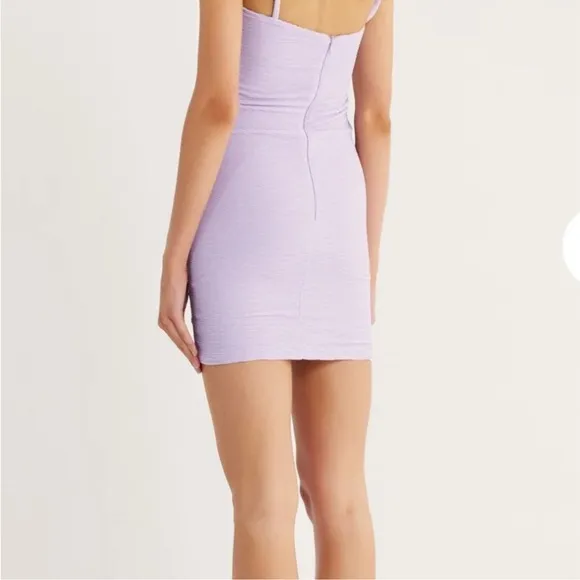 Rumor The Label ‘Penelope’ Lilac Lurple Mini Dress Small WT