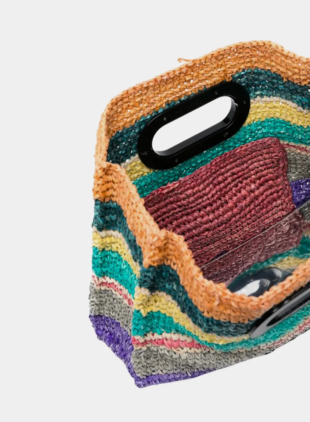 SACAI | Small Raffia New Shopper Bag