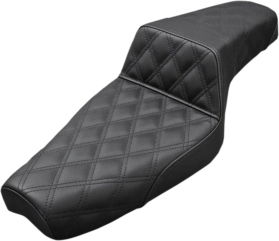 Saddlemen 807-03-175 Step-Up Full Lattice Stitch Seat - Black