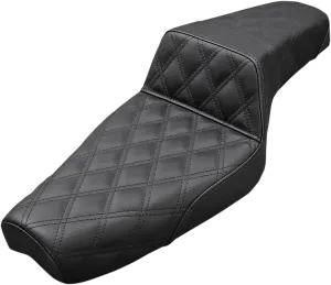 Saddlemen 807-03-175 Step-Up Full Lattice Stitch Seat - Black
