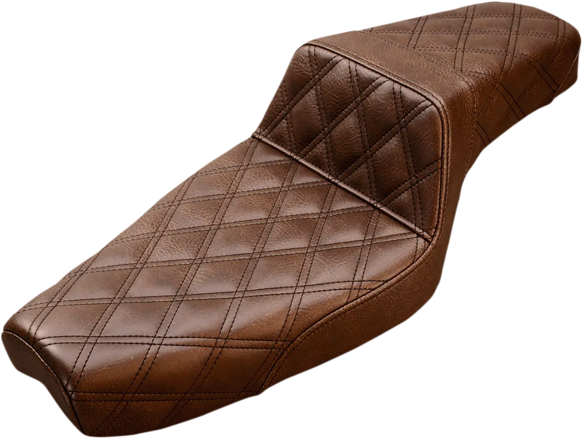 Saddlemen 807-03-175BR Step-Up Full Lattice Stitch Seat - Brown