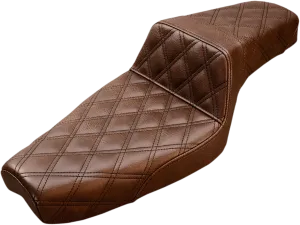 Saddlemen 807-03-175BR Step-Up Full Lattice Stitch Seat - Brown