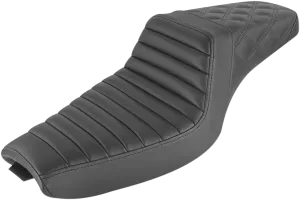 Saddlemen 807-03-176 Step-Up Seats - Black - 4.5 Gallon Tank