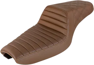 Saddlemen 807-03-176BR Step-Up Seats - Brown - 4.5 Gallon Tank
