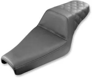 Saddlemen 807-11-173 Step-Up Rear Lattice Stitch Seat - Black