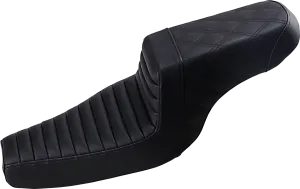 Saddlemen 807-11-176 Step-Up Seats - Black - 3.3 Gallon Tank