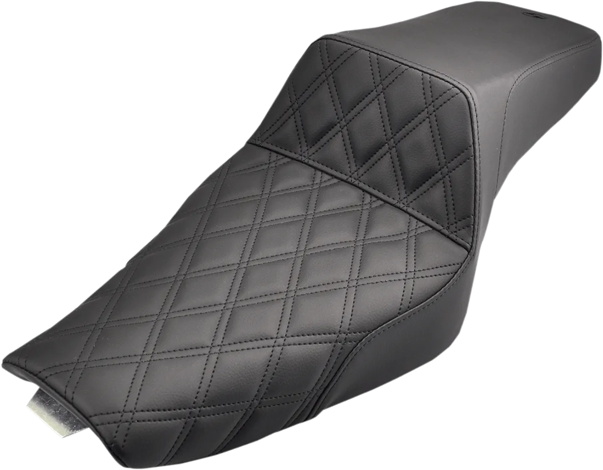 Saddlemen 879-03-175 Step-Up Full Lattice Stitch Seat - Black