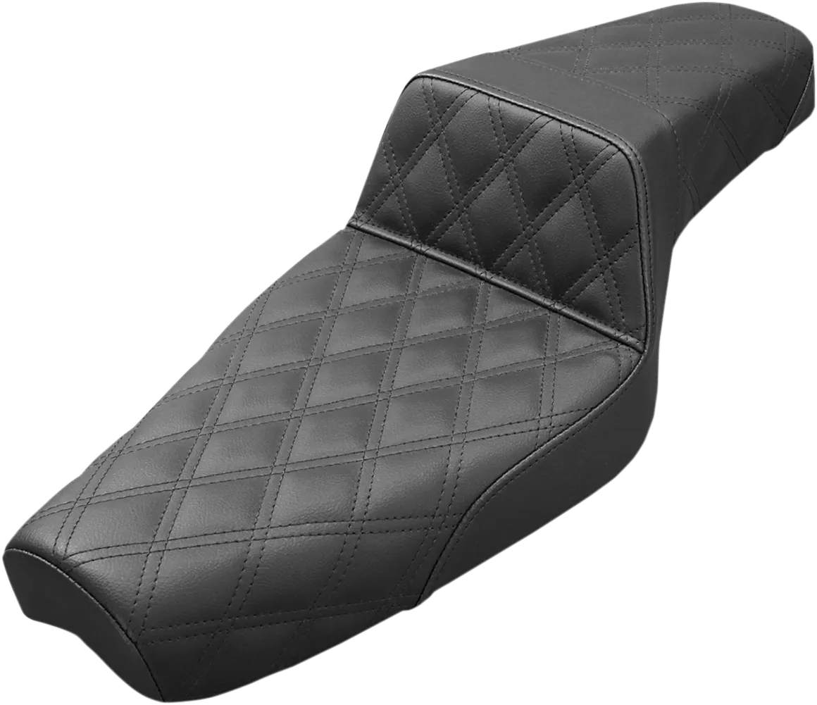 Saddlemen 879-03-175 Step-Up Full Lattice Stitch Seat - Black