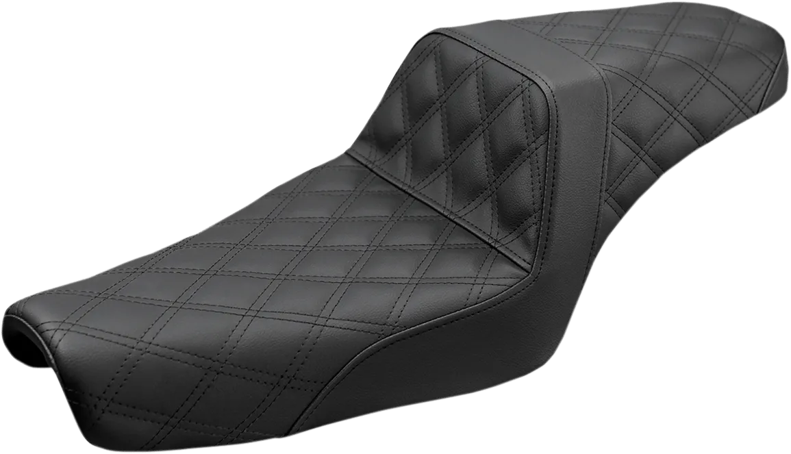Saddlemen 879-03-175 Step-Up Full Lattice Stitch Seat - Black