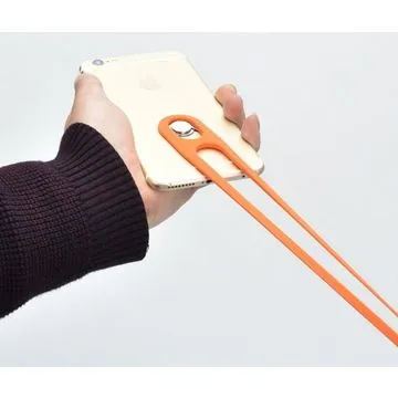 Safe   Silicone Lock-on Phone strap
