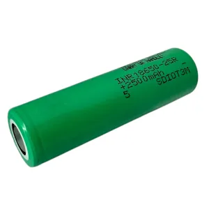 Samsung 25R 18650 2500mAh High drain FLAT TOP Lithium ion battery